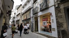 Este s�bado por la tarde, la calle Pastor D�az, la m�s grande del coraz�n comercial de Viveiro