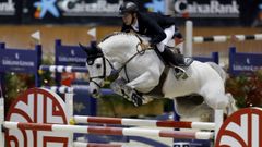 Imagen de archivo de una competici�n h�pica en Casas Novas.