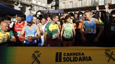 Carrera solidaria de la Guardia Civil en Ourense.