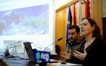 Beatriz Comendador habl� de la excavaci�n en Barxacoba.