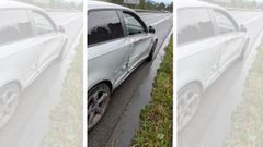 Coche siniestro total en Fene, cuya due�a busca al causante del accidente