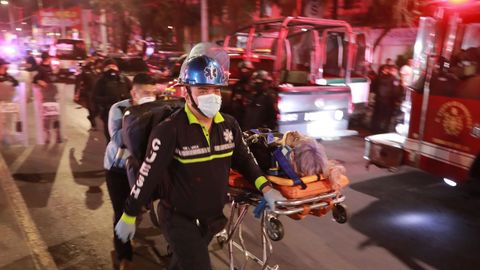 Derrumbe con v�ctimas en el metro de Ciudad de M�xico