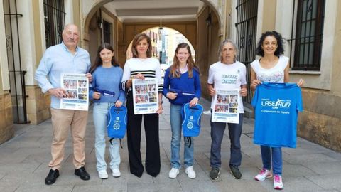 La concejala de Deportes, Conchita Mndez, presenta el VI Campeonato de Espaa de Lser Run en Oviedo