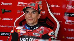 Marc M�rquez, durante el Gran Premio de Francia, celebrado en Le Mans.