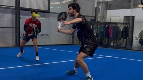 Un instante del Torneo de P�del de Carnaval