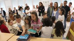 O CEIP San Tom� xa disfruta da s�a nova biblioteca