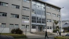 Fachada del IES Adormideras, en A Coru�a. 