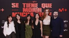 La realizadora Sandra Romero, con la guionista Victoria Mart�n, las actrices Macarena Garc�a, Anna Castillo y Laura Weissmahr y el realizdor �scar de la Fuente