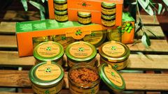 Algunos de los productos que tiene a la venta Roberto Ruiz