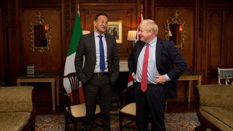 Los primeros ministros de Irlanda y el Reino Unido se reunieron este jueves en Cheshire