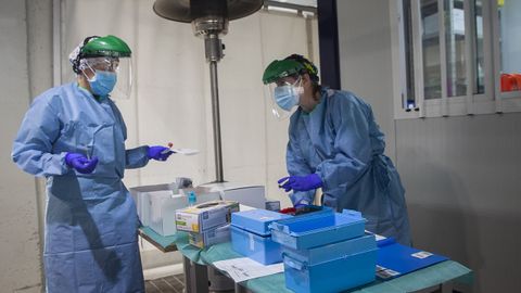 Durante el fin de semana se realizaron varios cribados en el hospital de Barbanza