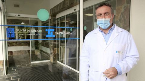 Luis Pardo en el Centro de Atencin a Persoas con Discapacidade