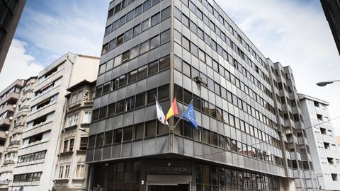 Fachada de la Delegacin Territorial de la Xunta en Ourense