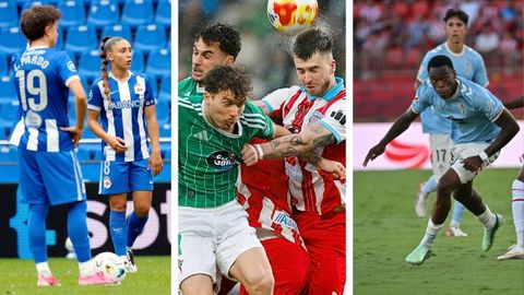 El D�por Abanca y el Fortuna juegan en casa en un fin de semana con derbi entre el Racing y el Lugo
