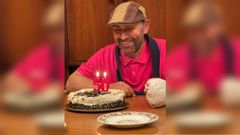Juan Carlos Tri�anes, en su �ltimo cumplea�os.