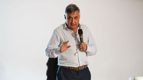 Gervasio Snchez, fotoperiodista, dio una clase magistral en O Carballio.