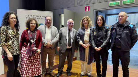En el acto participaron la alcaldesa de Nar�n y representantes de la DGT.