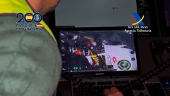 Una imagen de la operaci�n policial�de un narcosecuestro en el oc�ano Atl�ntico