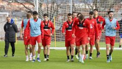 Sesi�n de entrenamiento en A G�ndara.