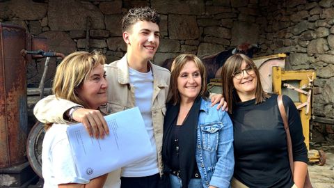 Daniel Rivero, tras recoller o seu premio