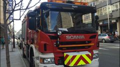 Un cami�n de bomberos en Vigo, en una imagen de archivo
