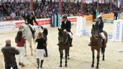 Las gradas del recinto ferial estuvieron ayer abarrotadas durante el desarrollo de las pruebas.