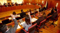 Pleno del mes de abril en Vigo
