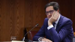Óscar López, en su comparecencia en el Senado.