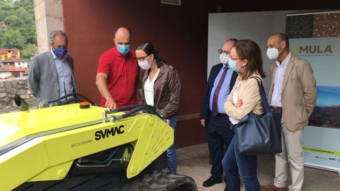 Visita al proyecto de valorizaci�n de residuos agrarios