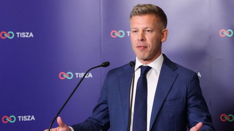 El conservador h&uacute;ngaro Peter Magyar.