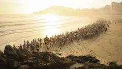Una multitud abarrot� la romer�a de Santo Hadri�n en Malpica