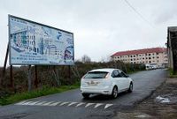 En la zona de O Bordel, lo �nico que hay es un cartel que anuncia la construcci�n de viviendas.