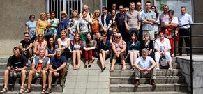 Los ciudadanos de Lesneven estuvieron ayer en el museo etnogr�fico del Monte Caxado.