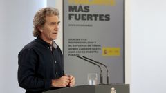 El director del Centro de Coordinacin de Alertas y Emergencias Sanitarias, Fernando Simn