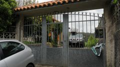 Portal de la casa de Culleredo en la que desapareci� un vecino