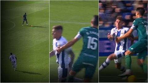 La secuencia del penalti.