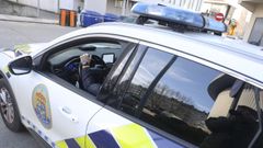 Coche patrulla de la Polic�a Local de Nar�n, en una foto de archivo.