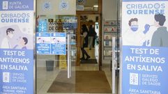 En enero se cerraron los puntos de cribado masivos en Ourense