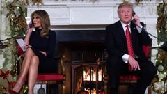 Trump le pregunt� a un ni�o de siete a�os: ��Todav�a crees en Santa?