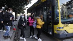 Autob�s en Ourense