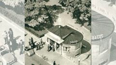 El Escorial�n acogi� una florister�a, un quiosco y un estanco, adem�s de servir de ubicaci�n al limpiabotas