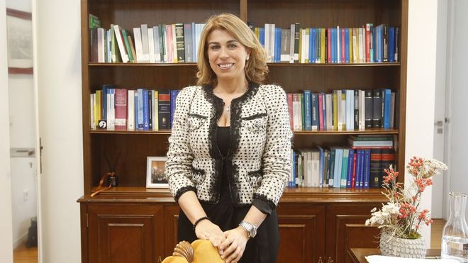 Sandra Mar&iacute;a Pi&ntilde;eiro Vilas, no seu despacho da Audiencia Provincial de Lugo