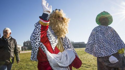 Los Reyes Magos, a su paso por Bamiro y Salto, en Vimianzo
