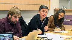 Daniel Ripa, Enrique L�pez y Gadea Rosete, en el Consejo Ciudadano de Podemos