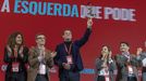 Besteiro, con In�s Rey, en el congreso del PSdeG 