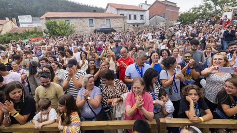 Pblico familiar na ltima edicin das Festiletras, concerto de Xabier Daz