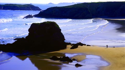 La playa de Pe�arronda.La playa de Pe�arronda