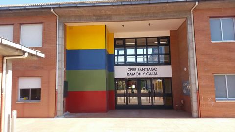 Imagen de la web del colegio público de Educación Especial Santiago Ramón y Cajal de Getafe