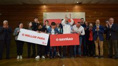 Celeste Rodr�guez, en el centro, en la presentaci�n de la candidatura que lidera