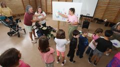Alumnos del centro de educaci�n especial de Amencer en Louriz�n y del CEIP Vilaverde compartieron jornada en el colegio de Mourente
